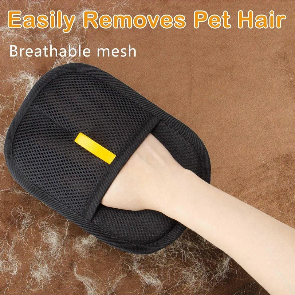 Pet Hair Removal Glove for Cats & Dogs