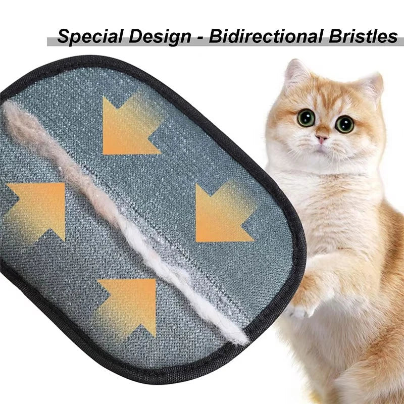 Pet Hair Removal Glove for Cats & Dogs