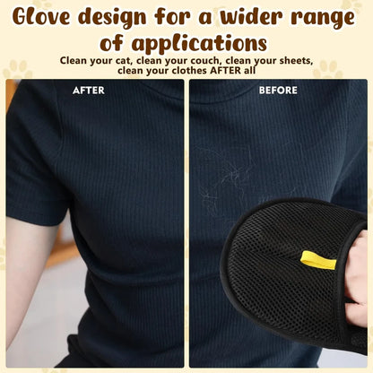 Pet Hair Removal Glove for Cats & Dogs